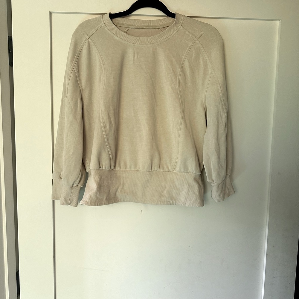 Women's Cream sweatshirt lululemon